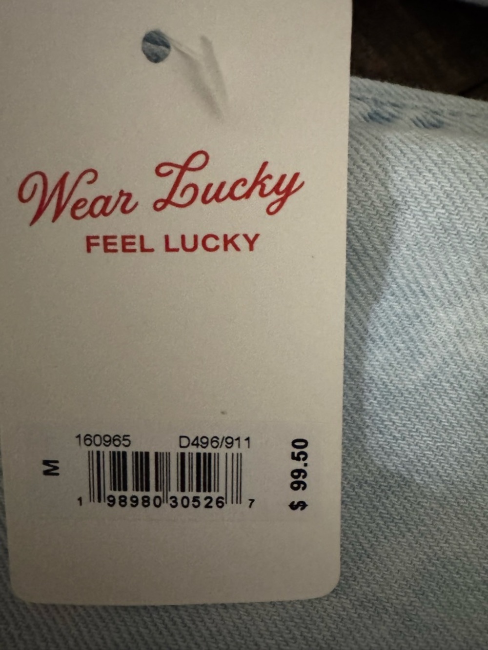 Lucky Brand Light Blue Denim Button-Down Shirt for Women - Picture 6 of 9
